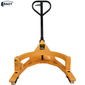 Supply Hydraulic Manual Adjustable <strong>Loading</strong> <strong>Unloading</strong> <strong>Pallet</strong> Truck Oil Drum Lifter for Stacking <strong>and</strong> Transport of Drum Trailer - Product Image 3
