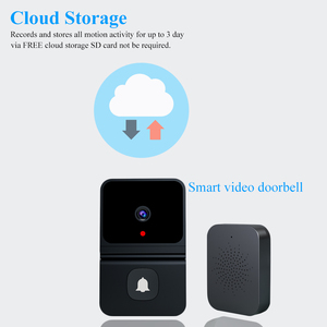 Timbre de puerta inteligente con Wifi para el hogar, sistema de seguridad para apartamento, Dingdong, cámara de vídeo, inalámbrico, Z30 - Product Image 4