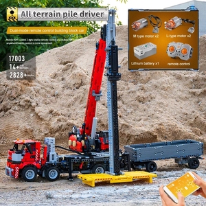 Mould King 17003 Creative <strong>All</strong> Terrain Pile Driver MOC Assembled Building Block Set Educational Children's Puzzle Collection <strong>Toy</strong> - Product Image 5