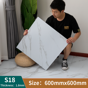 Patlayıcı modelleri 2mm 3mm estetik su geçirmez hoş tutkal aşağı Terrazzo bak LVT lüks vinil karo PVC döşeme - Product Image 2