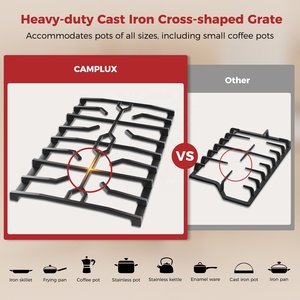 Nhà Sản Xuất Của Chất Lượng Cao Tùy Chỉnh 2-Burner <span class=keywords><strong>Gas</strong></span> Đung Thép Không Gỉ Bếp/Nồi Cho RV Hot Bán estufa De <span class=keywords><strong>Gas</strong></span> - Product Image 2