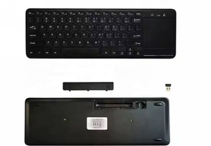 Teclado retroiluminado inalámbrico BT portátil con panel táctil Combo de ratón recargable PC Notebook Laptop Blue Tooth trackpad Keyboard - Product Image 3