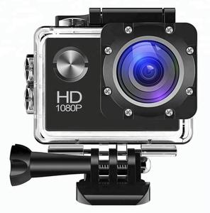Câmera de ação 1080p para bicicleta, câmera profissional de ação, lente dupla 2.0, câmera de vídeo ação, áudio para go pro