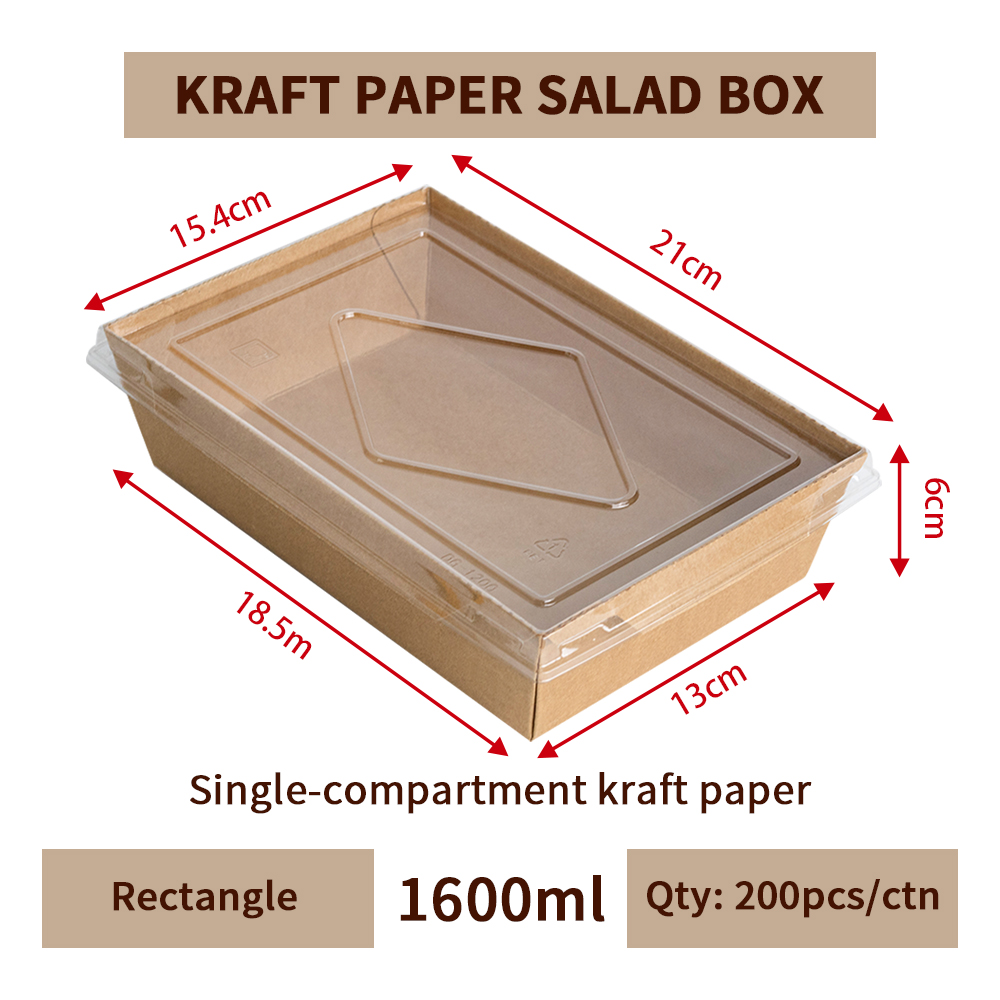 1600 mL Monocomparto (Carta Kraft)