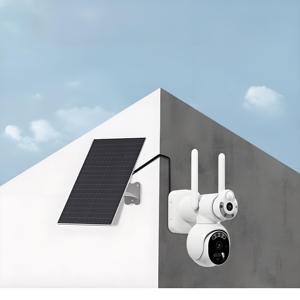 Best-seller 2025 Mini PTZ 6MP macchina fotografica IP ad energia solare per esterni con visione notturna memoria scheda di memoria di archiviazione dati e sensore di CMOS - Product Image 5