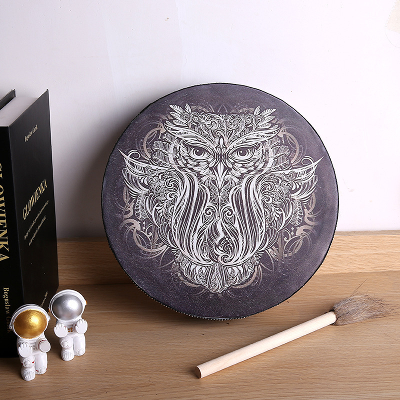 Tambour hibou arbre de vie