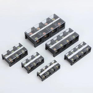 ターミナルブロック二列ターミナルブロック障壁TC-604 4P 60A 600Vターミナルブロックコネクター - Product Image 1