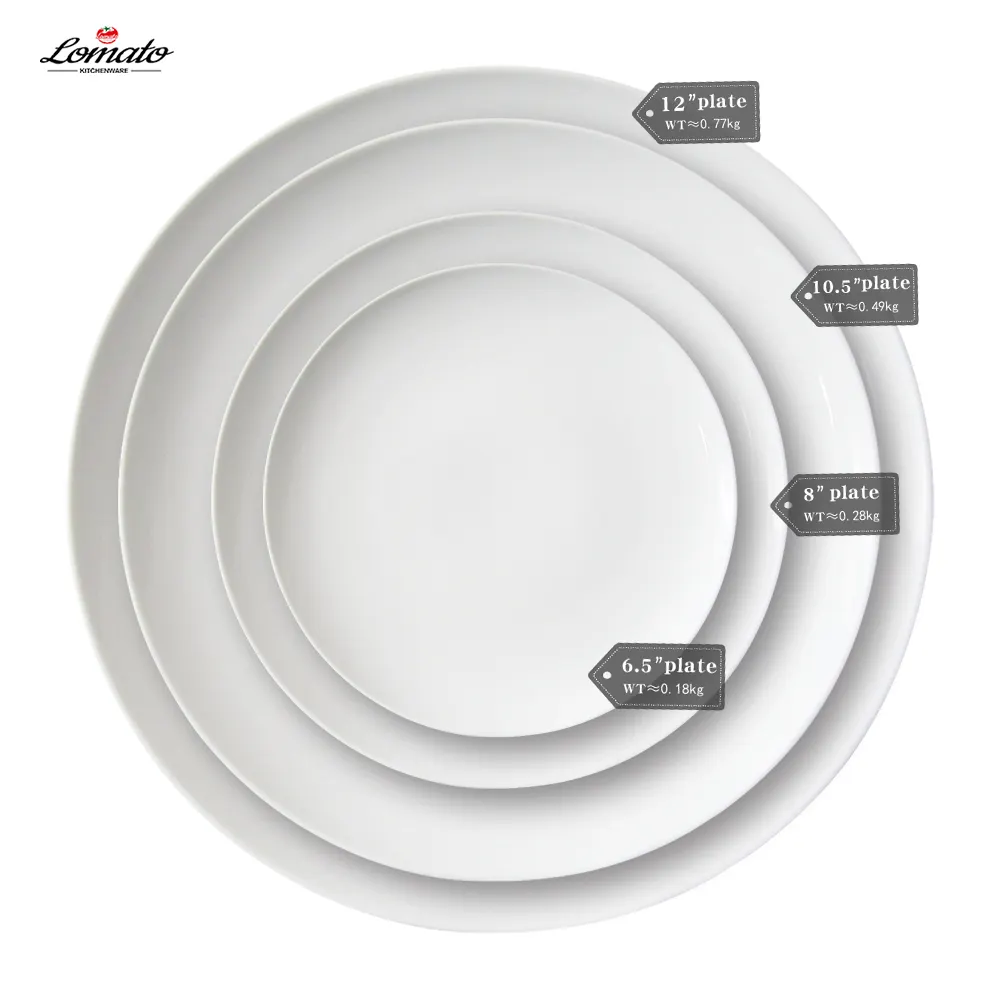 จานเซรามิคลายครามสีขาวทรงกลมสไตล์ตุรกีสำหรับใช้ในบ้านร้านอาหารใน2023ร้านอาหารจีนออกแบบได้ตามต้องการ