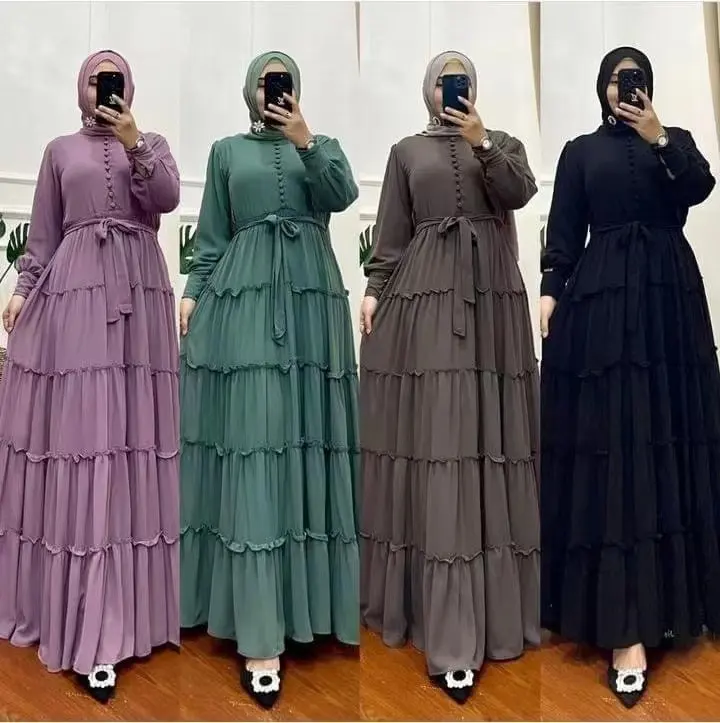 Baju Muslim Wanita, Baju Muslim Berkerudung, Baju Muslim, Jilbab, Jilbab, Abaya Panjang, Khimar Ramadan, Set Rok Abaya, Baju Islami, Niqa