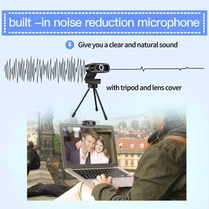 SYONG Streaming-Web kamera unterstützt FHD 1080P 60fps Full-HD-Computerkamera-Webcam für PC-USB-Video konferenzen - Product Image 6