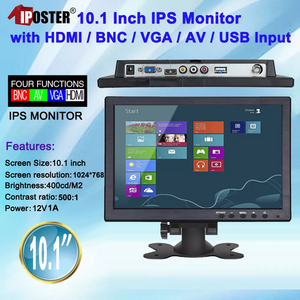 IPoster Portable Monitor 10 Inch <strong>LCD</strong> <strong>Display</strong> Screen with AV <strong>VGA</strong> <strong>Input</strong> for PC DSLR - Product Image 2