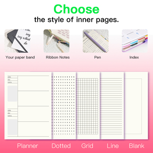 Benutzer definiertes Logo Hardcover Journal mit verschiedenen Farben Leinen Cover Notebook Planer in Leder Papier Stoff Optionen - Product Image 5