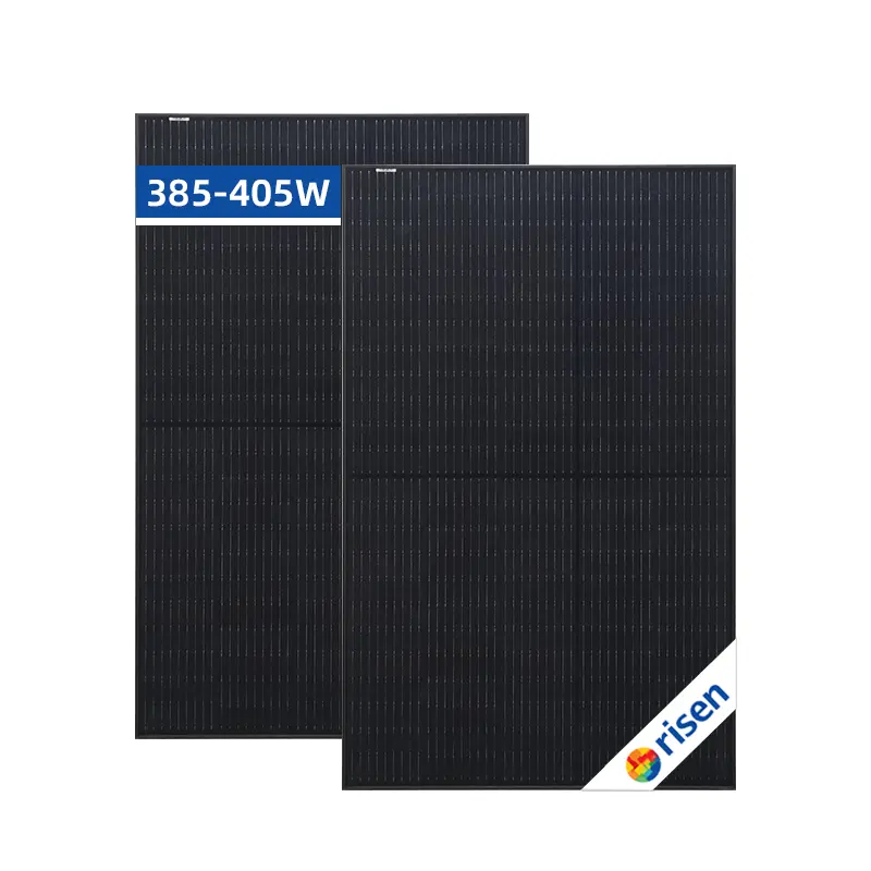 עלה מלא שחור פנלים סולאריים RSM40-8-385MB-405MB 395W 400W 405W 390 ואט Pannelli Fotovoltaici אירופה מחסן