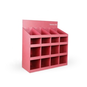 Einzelhandel geschäfte Hochleistungs-Well pappkarton Pappe Produkt boden Display Stand Karton Regal Display - Product Image 1