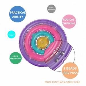 KSF Factory Price 3D Rotating Maze Development of Intelligence Fingertips Colourful Flip Maze Ball Educational Children <strong>Toys</strong> - Product Image 5