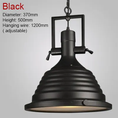 Светодиодное Освещение E27 GU10 кухонная подвесная люстра в черном стиле железная художественная лампа деревенский подвесной светильник
