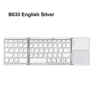 <strong>Keyboard</strong> B033 Mini Foldable <strong>Keyboard</strong> Wireless Blue-tooth <strong>Keyboard</strong> with Touchpad for Windows <strong>Android</strong> Ios Tablet Ipad Phone - Product Image 2