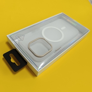Universal Free Sample Custom Luxus Schiebe schublade Papier Telefon hülle Verpackungs box mit Kleiderbügel und PVC-Fenster