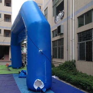 热卖聚氯乙烯充气拱门定制标志彩色广告气球户外节日派对促销标志亭 - Product Image 5