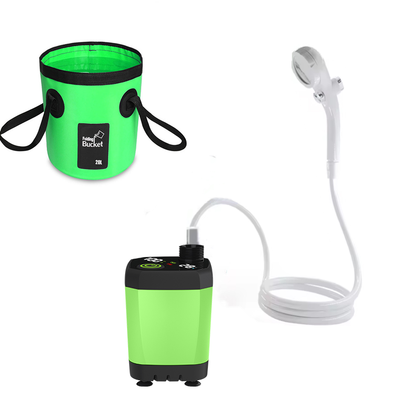 6000mah Green+digital display