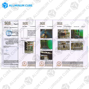 Andamio de plataforma de trabajo de aleación de aluminio de estilo chino, andamio móvil de acero con marco de escalera de acabado galvanizado - Product Image 4