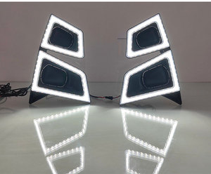 12V LED DRL ไฟเลี้ยวสีขาวอำพัน,ไฟ LED สำหรับเปลี่ยนตอนกลางวันสำหรับ Isuzu D-Max Pickup 2020 2021 - Product Image 4