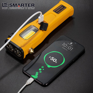 Portatile Cob LED torcia di emergenza con forte magnetismo Multi-funzionale materiale ABS USB ricarica IP65 - Product Image 5
