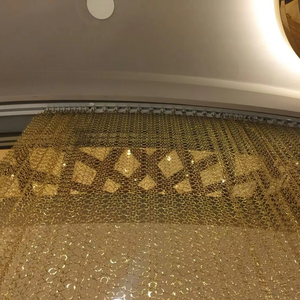 Trang trí chuỗi Rèm chainmail Rèm trang trí vòng kim loại lưới rèm cửa - Product Image 2