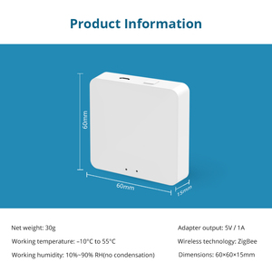 Zemismart Tuya Zigbee 3,0 концентратор Wi-Fi Умный домашний мост с проводным пультом дистанционного управления беспроводной шлюз для умной жизни - Product Image 6