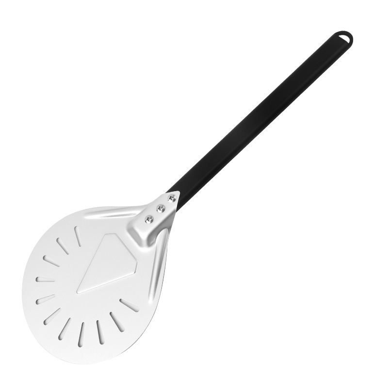 spatule à pizza blanche 7 pouces + manche aluminium 40 cm