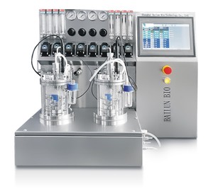 Impianto pilota per la produzione di resina poliestere fermentatore di miscelazione magnetico bio reattore fermentatore 1L