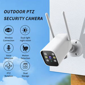 K20户外安全摄像头Wifi夜视人体检测PTZ旋转1080P高清家庭安全摄像头双向音频IP66 - Product Image 3