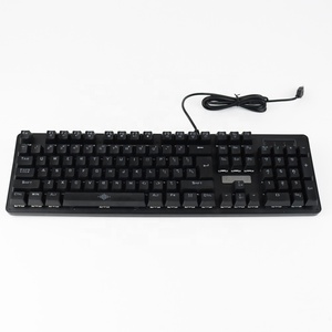 Hoya-Teclado mecánico retroiluminado con cable Usb para juegos de ordenador, Profesional Teclado mecánico con luz Rgb multicolor - Product Image 2