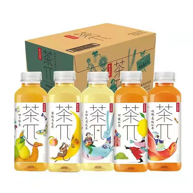 Marca famosa chinesa Nongfu Primavera Yuzu Chá Verde 500ml alimentos e bebidas bebidas bebidas exóticas para bebida suco barato