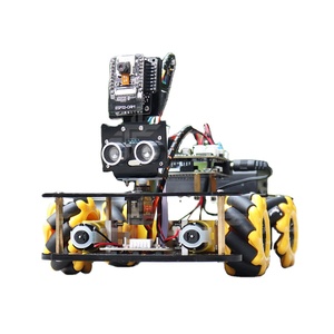 Fornitura di fabbrica all'ingrosso Esp32 a vapore ad ultrasuoni per evitare gli ostacoli con fotocamera Smart Car Kit di programmazione compatibile con <span class=keywords><strong>Arduino</strong></span>