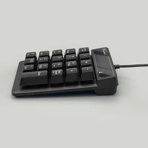 Teclado numérico portátil de 19 teclas con cable, Mini teclado numérico externo delgado para contabilidad financiera, teclados de escritorio para portátiles compatibles