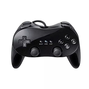 ニンテンドーWii Wii用第2世代クラシックプロ有線ゲームパッドマネットリモートコントローラーニンテンドーWiiマンド用Uジョイパッド - Product Image 1