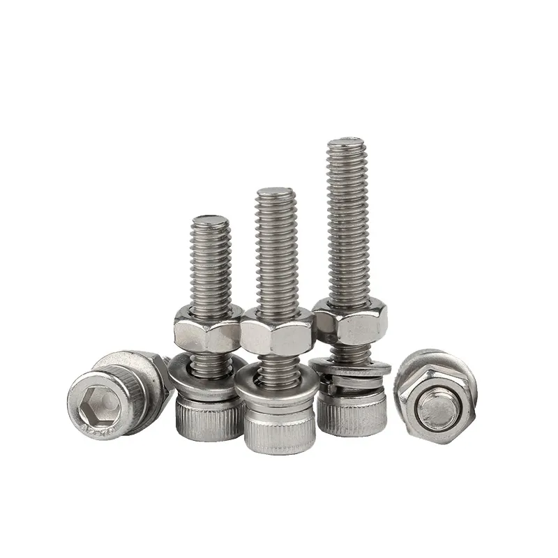 Tornillos de sujeción DIN912 Perno de cabeza hexagonal DIN912 Suministrado M2 M4 M6 M8 M10 12,9 Caja de acero al carbono de acero inoxidable de alta resistencia Rápido