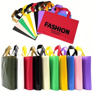 T-shirt sacos de compras com alças design conveniente para fácil transporte