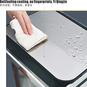 30L ที่ขายดีที่สุดปุ่มในยุโรปและ Amerstainless เคาน์เตอร์ถังขยะสามารถคู่มือเครื่องอัดถังขยะครัวถังขยะ - Product Image 2