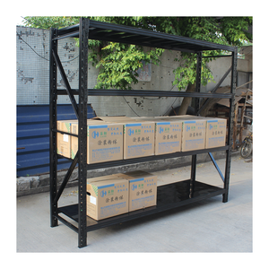 4 estantes Longspan Garaje Estanterías Sistemas de almacenamiento Carga 200kg por estante Estante sin pernos Fábrica de estantes para manejo de materiales industriales - Product Image 2