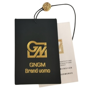 Etiquetas colgantes de papel redondas impresas para ropa reciclada personalizadas con cuerda, etiqueta colgante de tela de cartón Kraft para accesorios