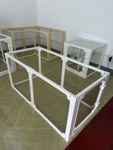 Trong suốt thỏ hàng rào lồng nhỏ vừa chó lắp ráp yêu cầu sử dụng trong nhà tất cả các mùa bichon Teddy qua biên giới bán nóng - Product Image 5