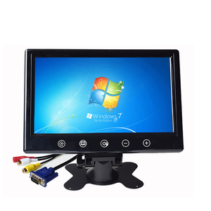 Precio barato LCD TFT Screen1024x600 Pixelas Monitor DE SEGURIDAD DC12V 24V VGA AV Entrada 9 pulgadas para negocios Escritorio portátil TN 1PCs - Product Image 4