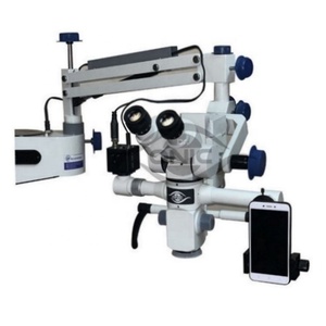 Ent操作显微镜天花板安装类型5步变焦，带分束器和数码相机 - Product Image 1