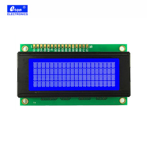 ET-C2004ABW Chất lượng cao Đồng hồ tốc độ xe máy kỹ thuật số STN 2004 nhân vật LCD module màu xám/vàng màu xanh lá cây/Màu xanh với bộ chuyển đổi - Product Image 2