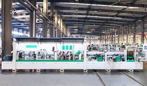 Automatic Pvc Mdf <strong>Cnc</strong> <strong>Edge</strong> Banding Machine 45 Degree Bevel Linear Curve Board Edging Trimming Woodworking <strong>Edge</strong> Bander Machinery