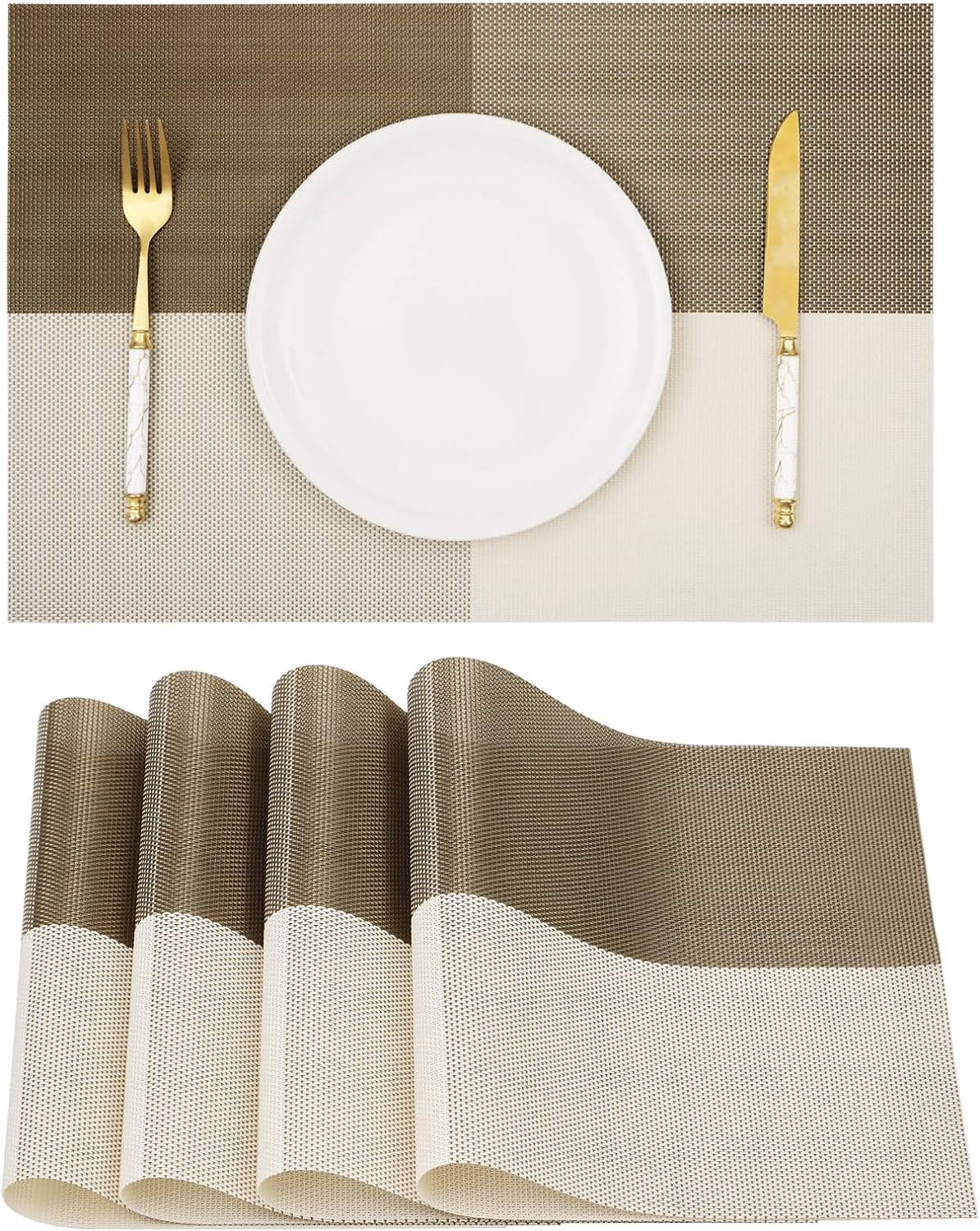 Gold White