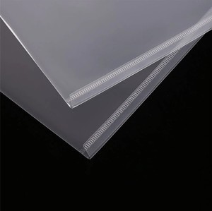 A4重按钮塑料文件夹文件夹分类手册索引书清晰展示文件袋标签袋 - Product Image 5