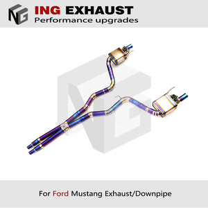 ING New <strong>Itme</strong> Catback Exhaust Tips Titanium Allyo Pipe Valve for 2012-up Ford Mustang GT500 V8 3.7 5.0 Auto Performance <strong>Parts</strong> - Product Image 5